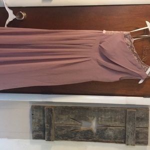 Quartz f18055 David’s bridal one shoulder dress,